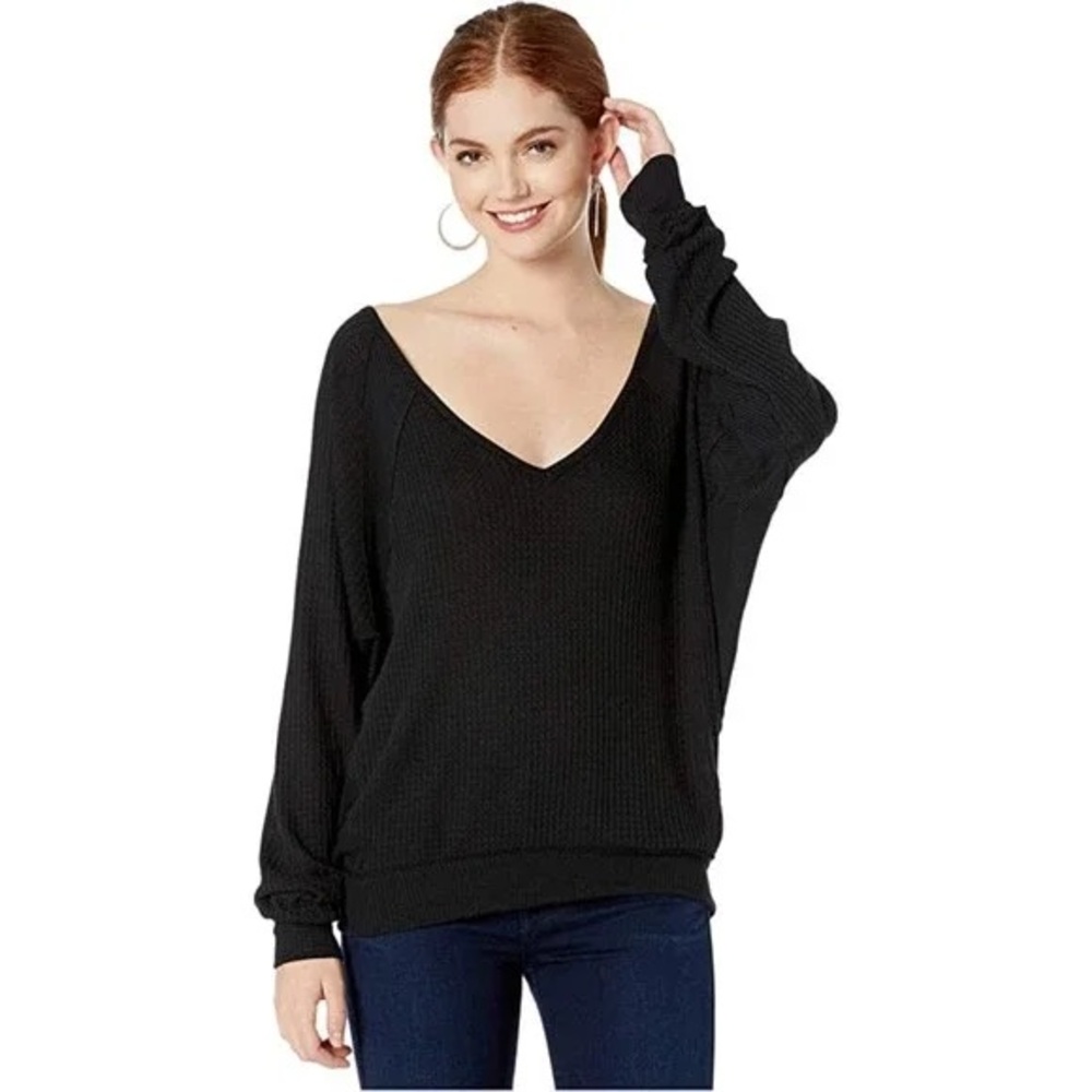 Free People Santa Clara Thermal in Black NWT - Picture 7 of 8